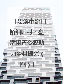 贵溪市流口镇细叶村：盘活闲置资源助力乡村振兴（图）