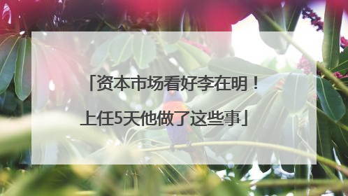 资本市场看好李在明！上任5天他做了这些事