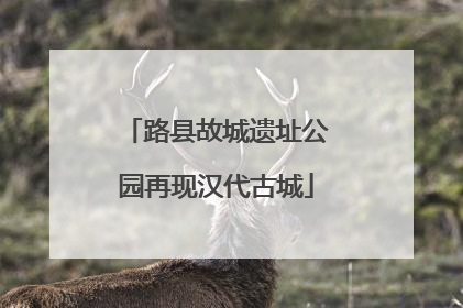 路县故城遗址公园再现汉代古城