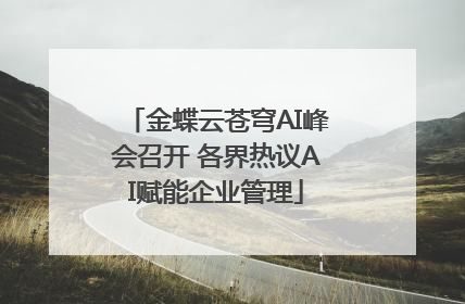 金蝶云苍穹AI峰会召开 各界热议AI赋能企业管理