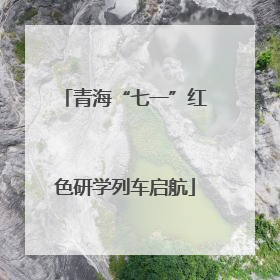 青海“七一”红色研学列车启航