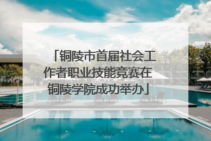 铜陵市首届社会工作者职业技能竞赛在铜陵学院成功举办