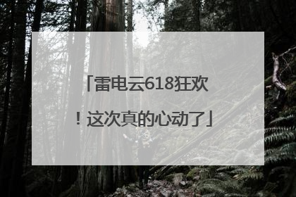 雷电云618狂欢！这次真的心动了