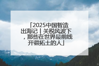 2025中国智造出海记丨关税风波下，那些在世界最前线开疆拓土的人