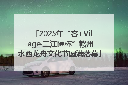 2025年“客+Village·三江匯杯”赣州水西龙舟文化节圆满落幕