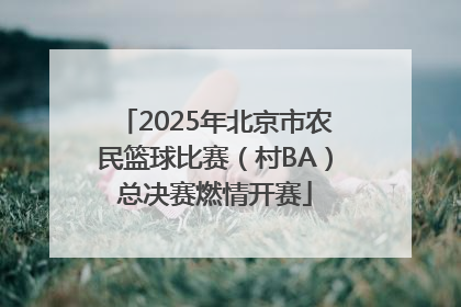 2025年北京市农民篮球比赛（村BA）总决赛燃情开赛