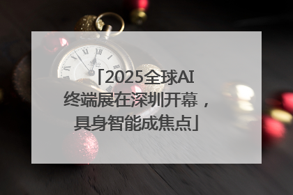 2025全球AI终端展在深圳开幕，具身智能成焦点
