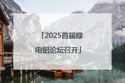2025首届绿电铝论坛召开