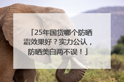 25年国货哪个防晒霜效果好？实力公认，防晒美白两不误！